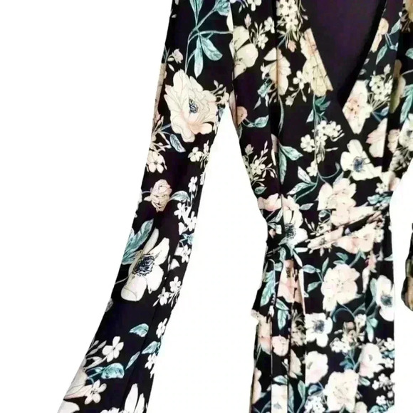 Gianni Bini Floral Print Wrap Maxi Dress - Picture 3 of 6